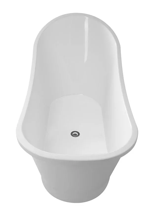 LUTON volně stojící vana 159x73x80cm, bílá